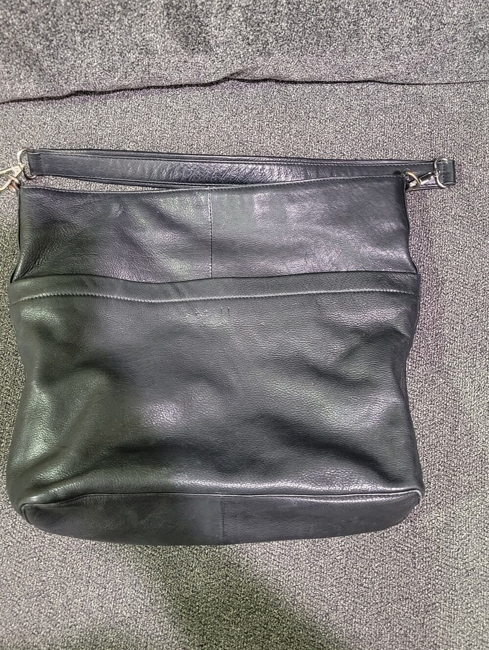 Still Nordic Anouk Hobo Bag Shoulder Purse Leather Black